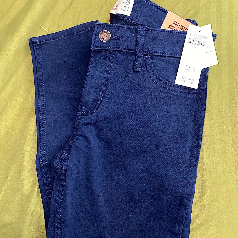Hollister Navy Blue Jeans 👖
